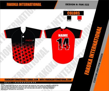 Red Stars Baseball Jersey